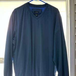 Izod Men's Navy V-Neck for Golf